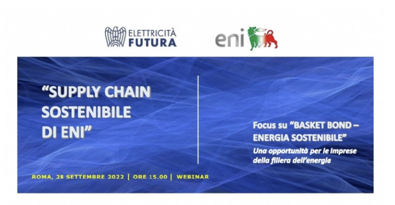 Supply chain sostenibile di Eni | Focus su "Basket Bond – Energia Sostenibile"